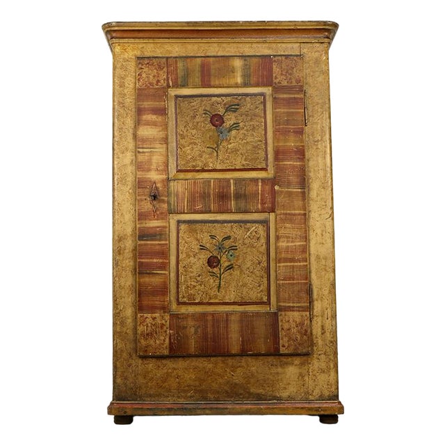 Folk Art Bridal Wardrobe, 1850s For Sale