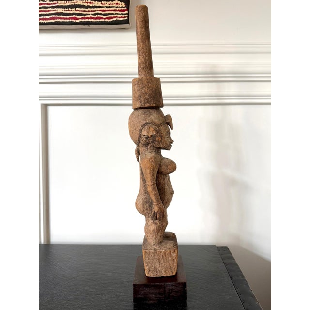 Late 20th Century African Senufo Divination Statue from Cote d'Ivoire For Sale - Image 5 of 17