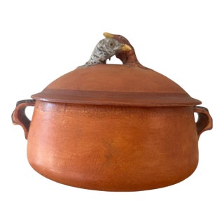 1960s Mid-Century Modern Attributed to Pillivuyt French Lamalle Poultry Roaster For Sale