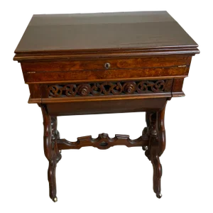 Mid 19th Century Victorian Sewing Stand Table