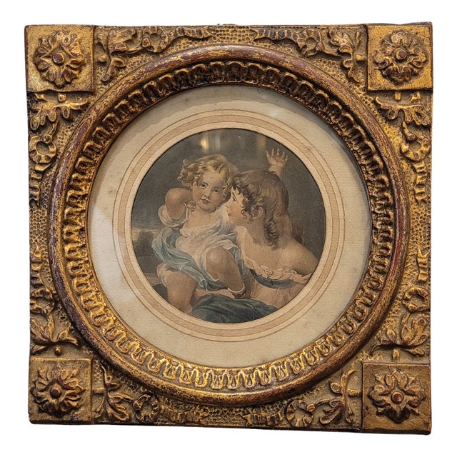 Sir Thomas Lawrence, The Calmady Children, 1800s, Watercolor Etching For Sale