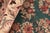 Textile Shabby Chic 1990's Floral Pak-Persian Green/Ivory Wool Rug - 6'1'' X 9'2'' For Sale - Image 7 of 9