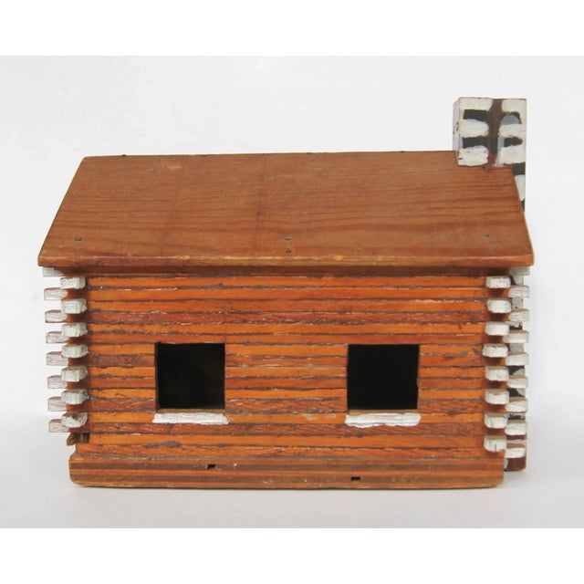 Vintage Log Cabin Model For Sale - Image 4 of 7