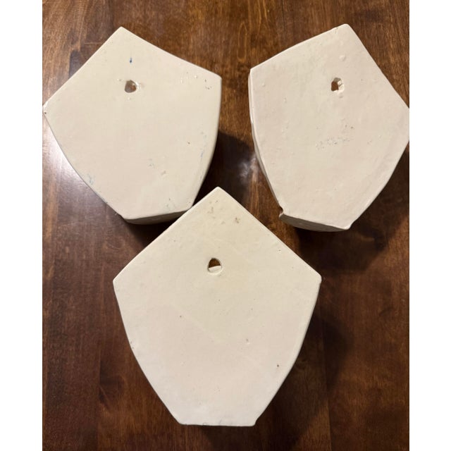 Mid 20th Century Hand Painted Ceramic Wall Pockets For Sale - Image 6 of 11