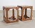 Brown Pair of Bernhardt Soho Luxe Burlwood Steel Cube Drink Tables For Sale - Image 8 of 18