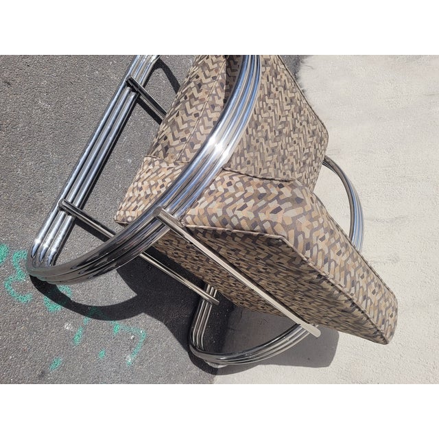 Set of Large Chrome Armchairs by Ralph Lauren, 20th Century For Sale - Image 13 of 18