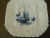 Nautical Vintage Hand Painted Blue & White Delft Style Nautical Maritime Faience Plate For Sale - Image 3 of 8