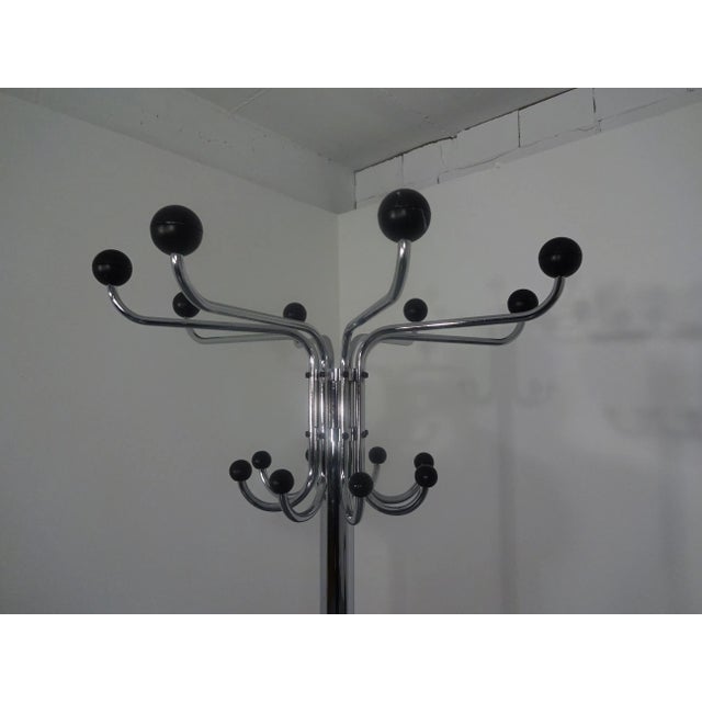Chrome Plated Steel Tubular Coat Rack, 1940s For Sale - Image 13 of 18