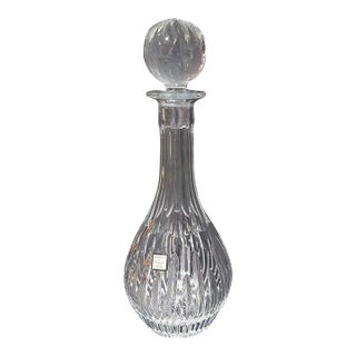 Late 20th Century Marquis by Waterford Clear Crystal Barcelona Decanter For Sale