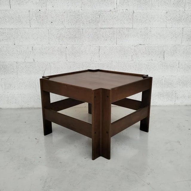Wooden Zelda Side Table attributed to Sergio Asti for Poltronova, 1960s For Sale - Image 10 of 10