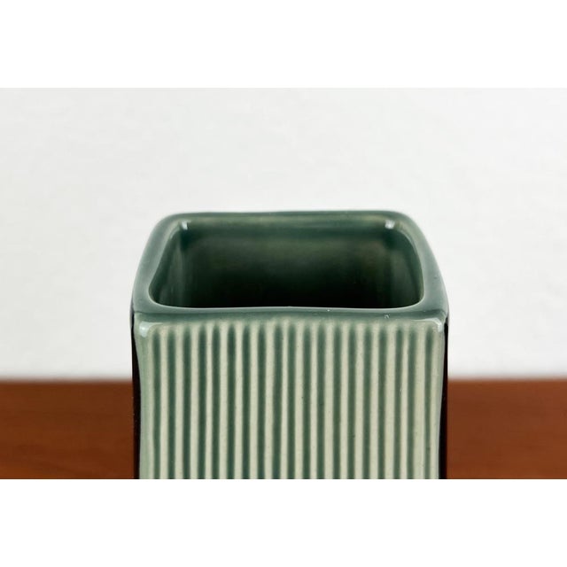 Blue Mid-Century Danish You and I Series Studio Pottery Vase by Svend Aage Holm Sørensen for Søholm, 1950s For Sale - Image 8 of 18