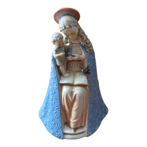 Mid-Century Goebel m.i. Hummel "Flower Madonna" Figurine With Blue Cloak, TMK-3