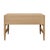 Wood Matthew Izzo Home Franklin Cerused Oak Writing Desk For Sale - Image 7 of 9