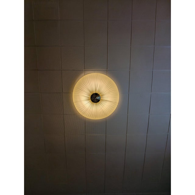 Large Vintage Fush Mount in style of Paavo Tynell, 1950s For Sale - Image 9 of 18