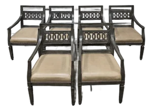 Beautiful Set of 6 Custom Dining Chairs