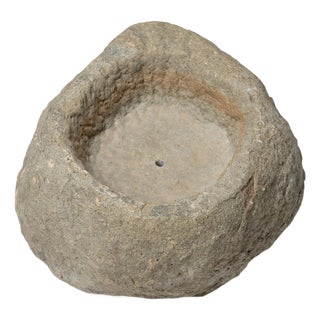 Chinese Teardrop Stone Trough, C. 1850 For Sale