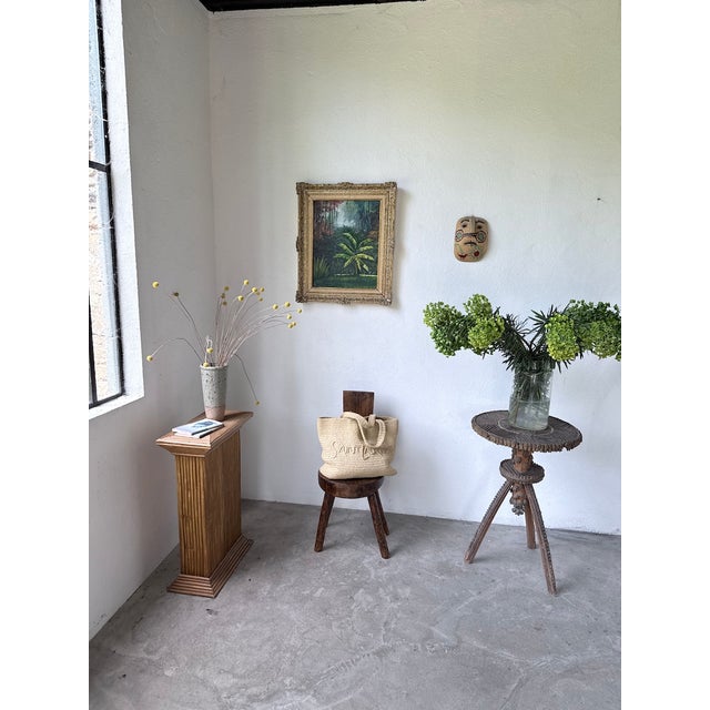 Modern Carlos Padron, Landscape Composition, 1979, Oil Painting on Canvas, Framed For Sale - Image 3 of 18