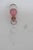 Mid 20th Century Miniature Hand Blown Egyptian Pink Glass Empty Perfume Bottle With Stopper 5110b For Sale - Image 5 of 9