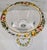 Early 20th Century Antique Bohemian Hand-Painted Floral Glass Compote Tazza For Sale - Image 5 of 8