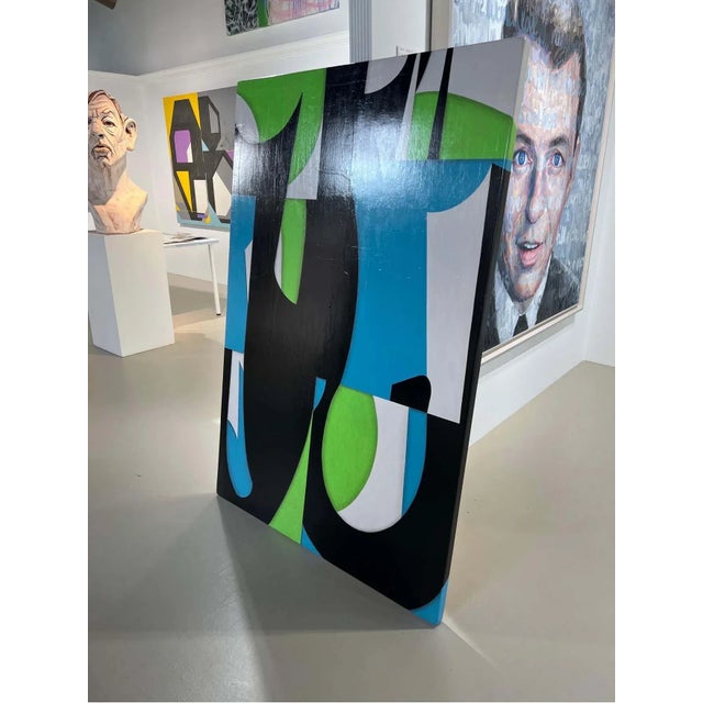 Cecil Touchon Cecil Touchon Original Painting on Panel Titled: “PDP635” 2017 2013 For Sale - Image 4 of 4