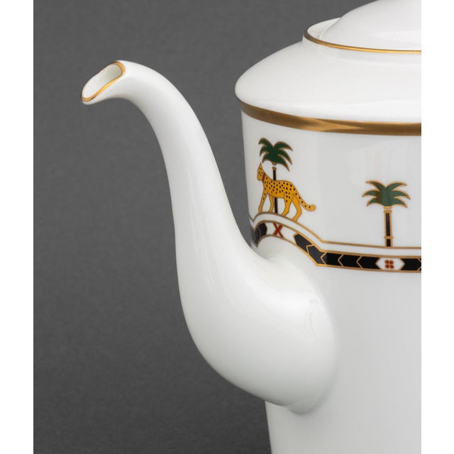 Contemporary Christian Dior "Casablanca" Porcelain Teapot For Sale - Image 3 of 9