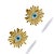 Early 21st Century Guardian Aura Chunky Gold & Pearl Evil Eye Stud Earrings, A Pair For Sale - Image 5 of 7