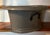 French Country Antique 19th Century French Second Empire Tole Gray Painted Oval Jardiniere Cachepot Planter With Mask Handles For Sale - Image 3 of 18