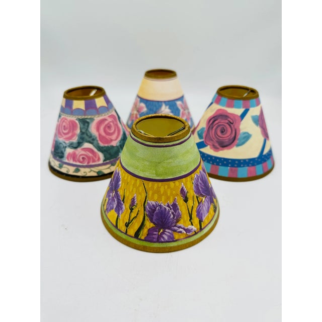 Lampshades in the Manner of Mackenzie Childs For Sale In Charleston - Image 6 of 7