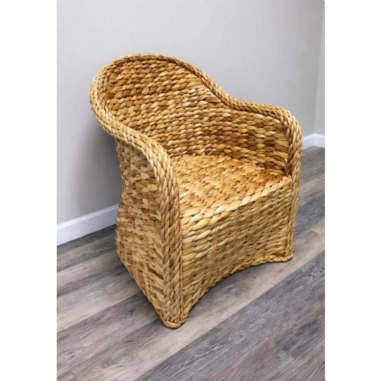 The Isla dining chair is crafted on a frame attributed to Alfredo Paredes for EJ Victor. Isla is a rustic woven dining...