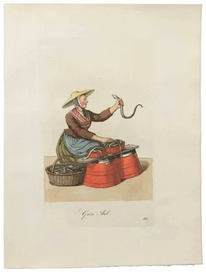 Christoph Suhr, Gron Aal, Etching, 1808