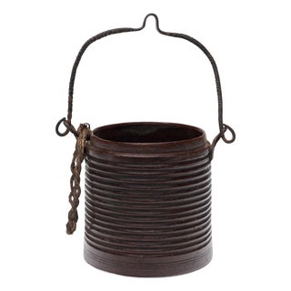 Chinese Miao Bamboo Tea Container, C. 1920 For Sale