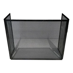 Steel Fireplace Screen. French. Circa 1970
