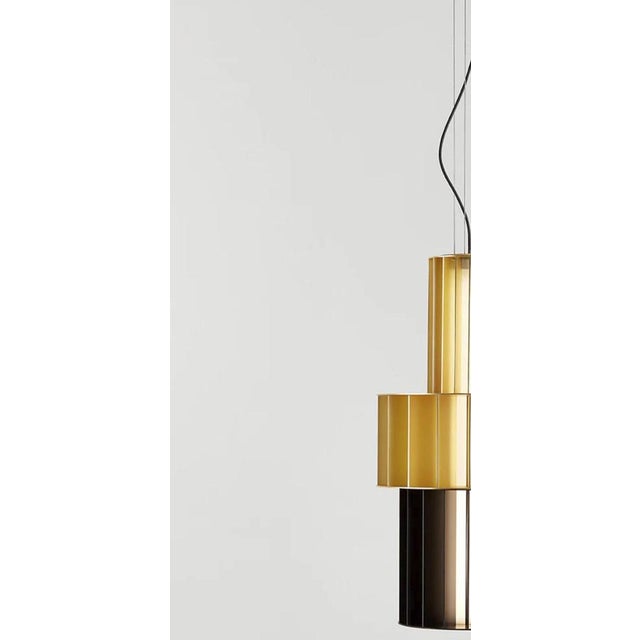 Babel T Me Custom Suspended Lamp by Stephen Burks for Parachilna For Sale - Image 6 of 10