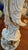 Ceramic Vintage Porcelain Guanyin Statues - Quan Yin Gold Gilt L 18" Pair C1915 Rare For Sale - Image 7 of 18