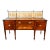 1900 Clarkson & Sons Antique English Sheraton Mahogany & Satinwood Inlaid Sideboard / Buffet For Sale