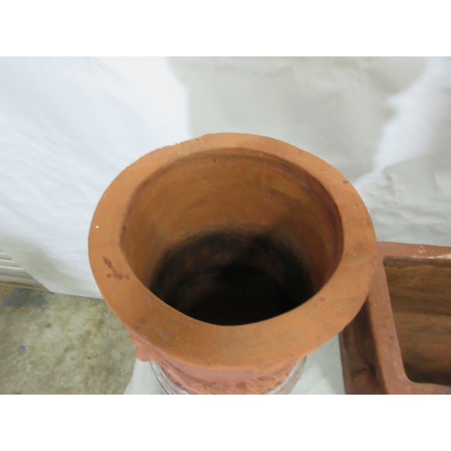 This is a set of 3 Original condition garden planters Middle 10h 12d 23w Left 17h 15d