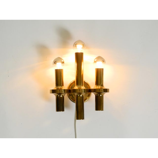 1960s Brass Wall Lamp by Gaetano Sciolari for Staff Leuchten, 1960s For Sale - Image 5 of 17