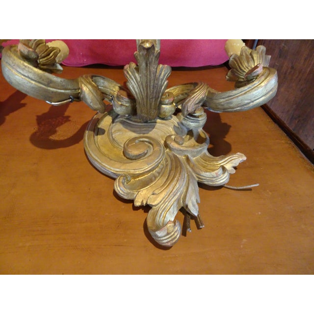 19th Century Italian Giltwood Sconces, a Pair For Sale - Image 9 of 12