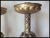 Metal Pair Antique 19thC Victorian, Gothic Candlesticks Lions Dore Bronze For Sale - Image 7 of 12