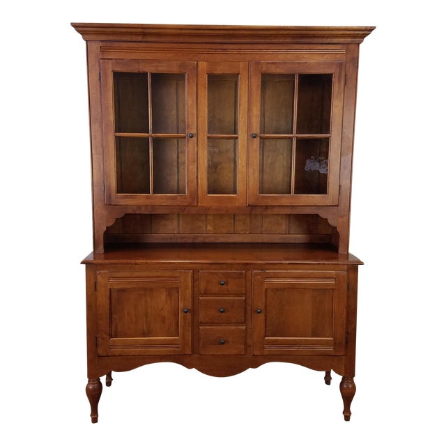Ethan Allen Country Crossings China Cabinet | Chairish