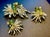 MCM Jewelry Coro Style Brooch and Earrings Set Off-White Enamel Tendrils Interleaved With Textured Silver-Tone Strands., 3 Pieces For Sale In South Bend - Image 6 of 6