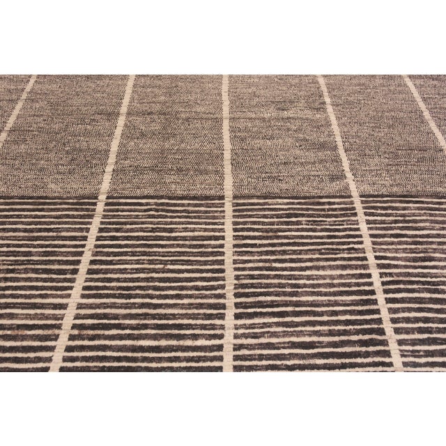 Nazmiyal Collection Large Modern Geometric Area Rug For Sale - Image 9 of 9