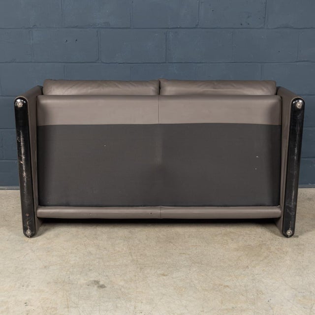 Vintage 20th Century Italian Maralunga Sofa by Vico Magistretti for Cassina, 1980, Set of 3 For Sale - Image 9 of 18