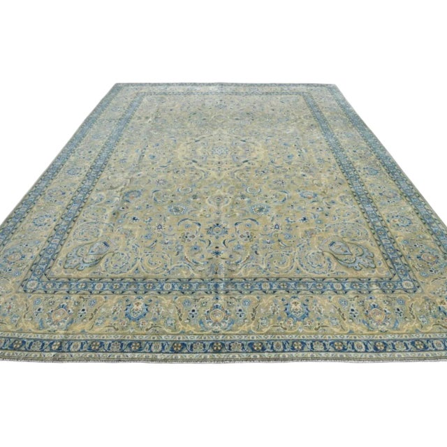 83.5×40 \"Green sea” ViNTAGE TURKiSH RUG Green Large Rug, Turkish Rug, Vintage Handmade Rug