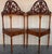 1940s Early 20th Century Federal Style Mahogany Corner Etagere With Drawer For Sale - Image 5 of 11