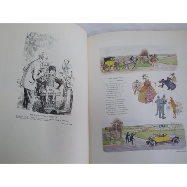 Traditional Fun & Fantasy Book of Drawings Ernest H Shepard Signed Limited 1st Edition Book For Sale - Image 3 of 10