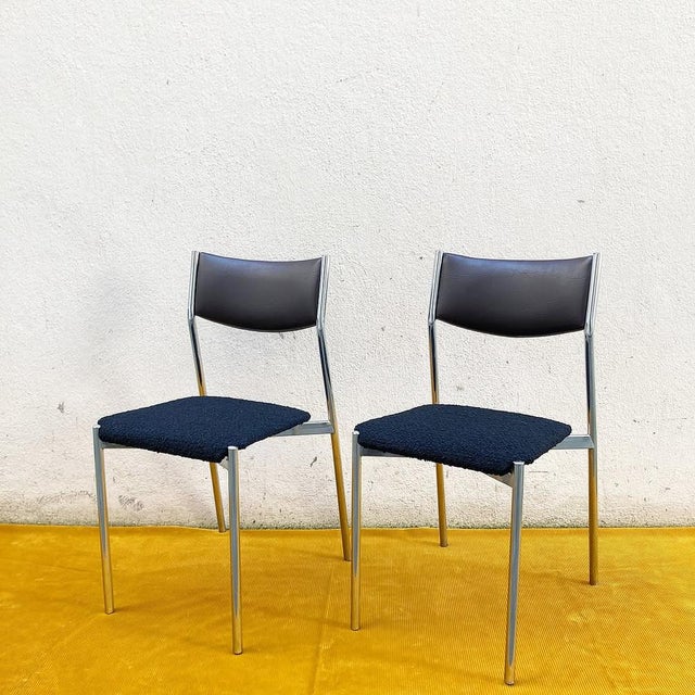 Set of Vintage Side Chairs, 1980s For Sale - Image 6 of 6