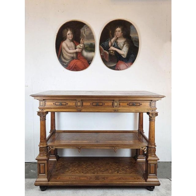 19th Century Neo-Renaissance Three-Tiered Sideboard For Sale - Image 16 of 16