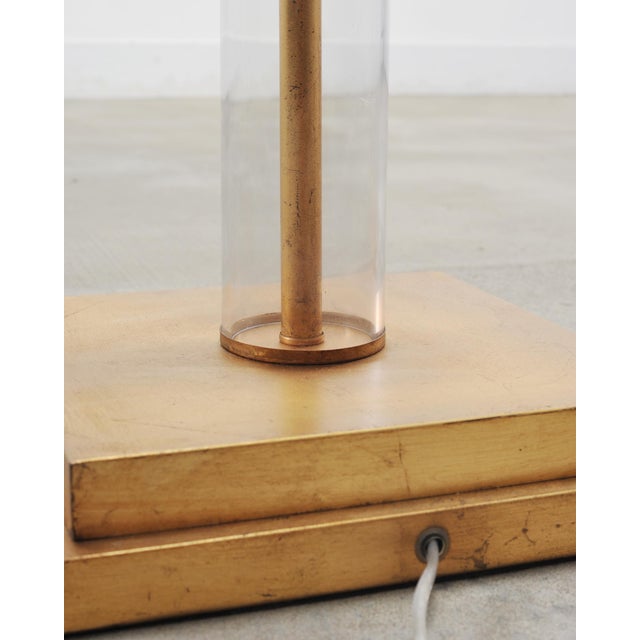 Pair of Charles Hollis Jones Style Lucite Column Floor Lamps For Sale - Image 12 of 17