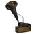 Gold Antique Edison Home Oak Phonograph With Metal Horn Signed C1900 For Sale - Image 8 of 14